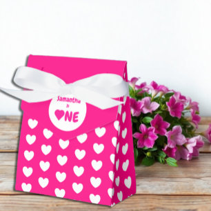 Herz 1. Geburtstag Geschenkschachtel