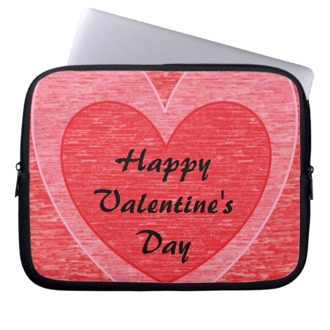 Herz 1 laptopschutzhülle (Vorderseite)