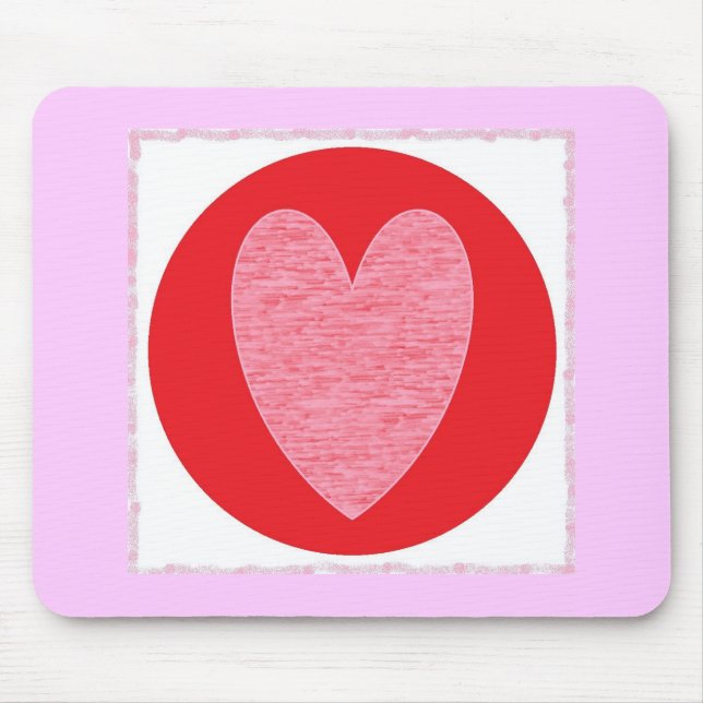 Herz 3 mousepad (Vorne)