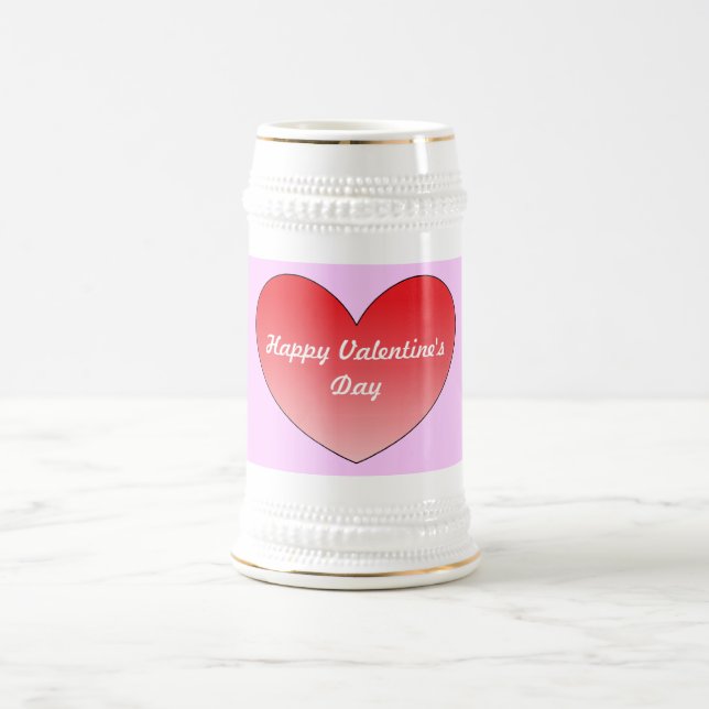 Herz 4 bierglas (Mittel)