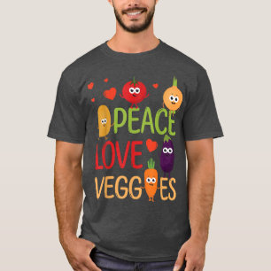 Herz Almond Potato Karrot Tomato Tanzen Peace Lo T-Shirt