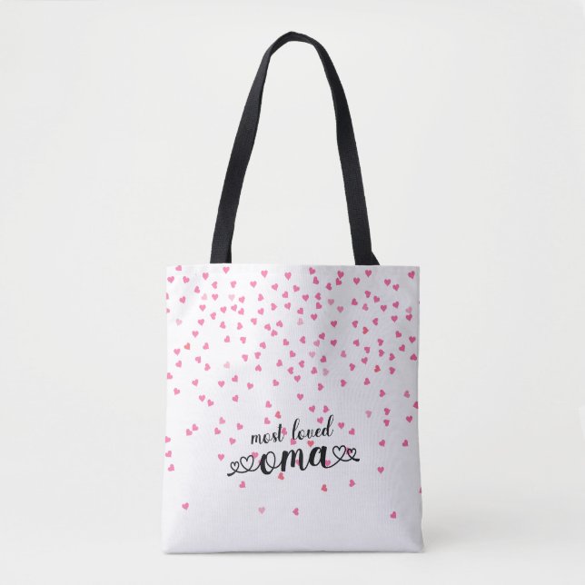Herz am liebsten Oma Tasche (Vorderseite)