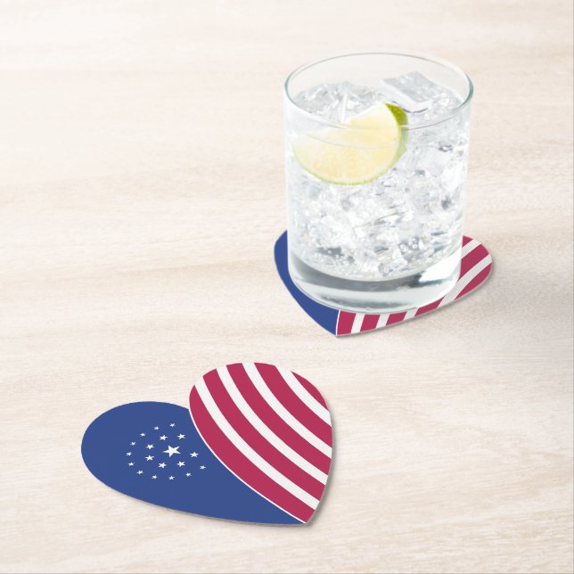 Herz Amerikas Untersetzer (Vor Ort)