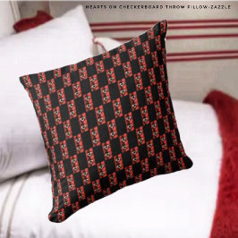 Herz an der Tafel Kissen