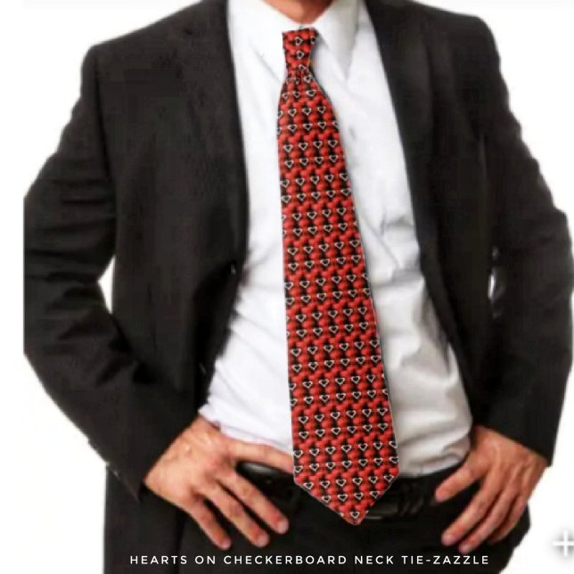 Herz an der Tafel Krawatte (Von Creator hochgeladen)