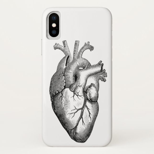 Herz-Anatomie-Wissenschaft Case-Mate iPhone Hülle (Rückseite)