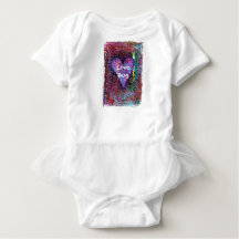 Herz Animal Print Baby Tutu
