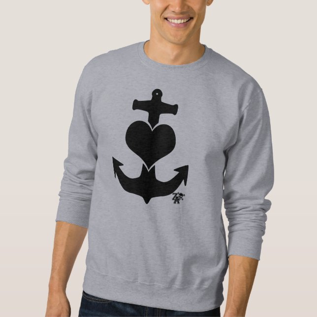 Herz-Anker Sweatshirt (Vorderseite)