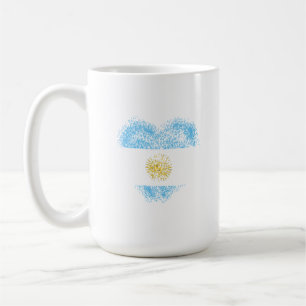 Herz Argentiniens Kaffeetasse