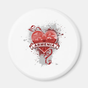 Herz Armenien Magnet