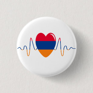 Herz Armeniens Button
