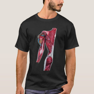 Herz auf dem Ärmel T-Shirt