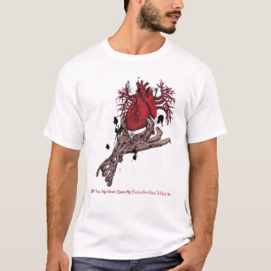 Herz auf Hülse T-Shirt