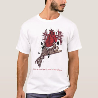 Herz auf Hülse T-Shirt