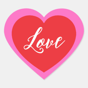 Herz-Aufkleber