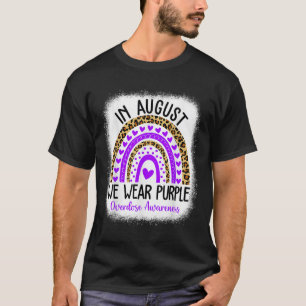 Herz August Wir tragen Purple Überdosis Awareness T-Shirt