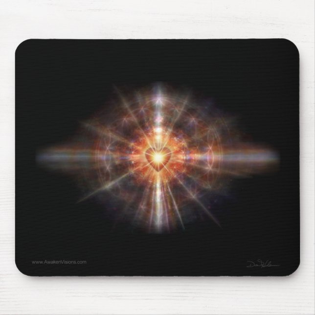 Herz-Aura Mousepad (Vorne)