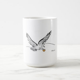 Herz aus Gold Eagle Kaffeetasse