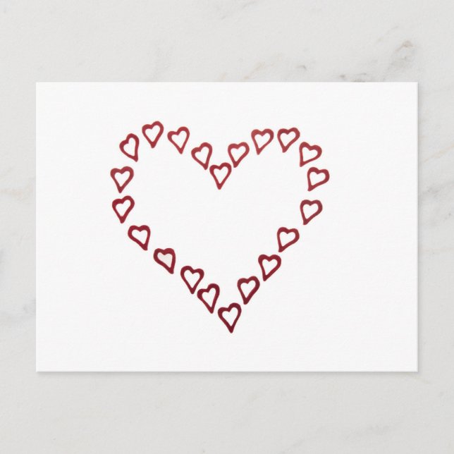 Herz aus Herzen Postkarte (Vorderseite)