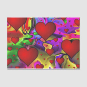 Herz aus Liebe Seidenpapier