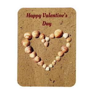 Herz aus Seashells Magnet