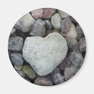 Herz aus Stein Magnet