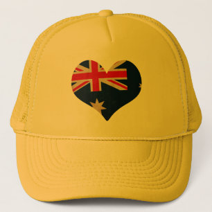 Herz Australiens Truckerkappe