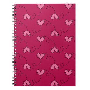 Herz Balloon Pattern Notizblock