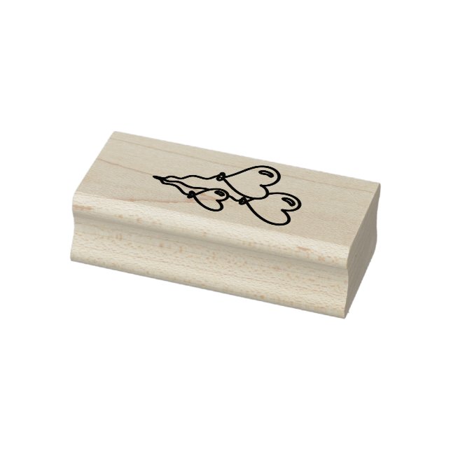 Herz Balloons Gummistempel (Stempel)