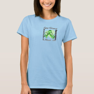 Herz-Band - Lyme-Borreliose-Bewusstsein T-Shirt
