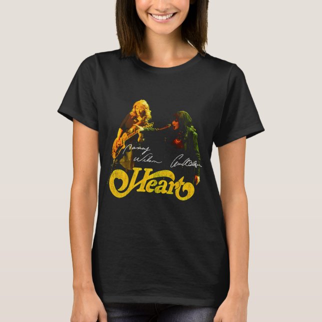 Herz-Band T-Shirt (Vorderseite)