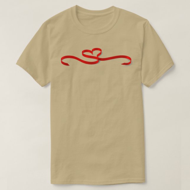 Herz-Band-Valentinstag 2022 2 T-Shirt (Design vorne)