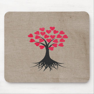 Herz-Baum Mousepad