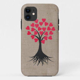 Herz-Baum themenorientierter iPhone 5 Fall 11 Hülle