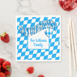 Herz Bayern Bayern Bayerische Flaggenfarben Oktobe Serviette
