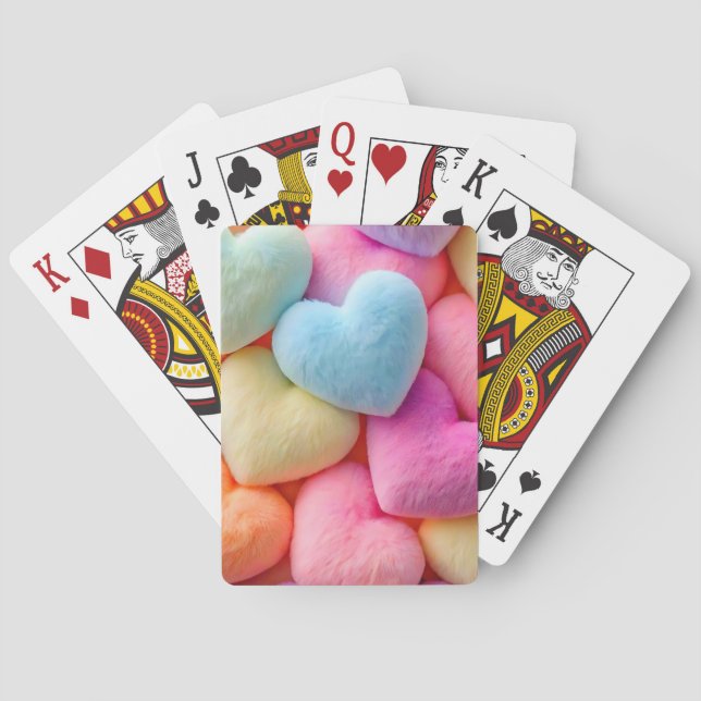 Herz beim Spielen von Karten Spielkarten (Rückseite)