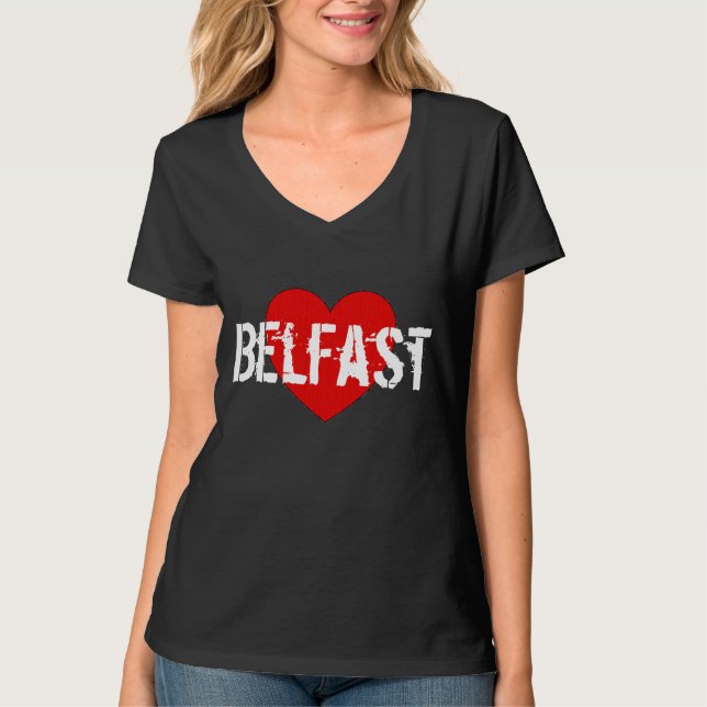 Herz Belfast - T - Shirt (Vorderseite)