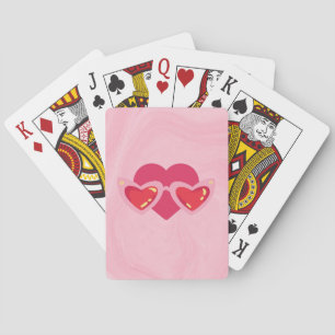 Herz-Biene-Poker-Karten Spielkarten