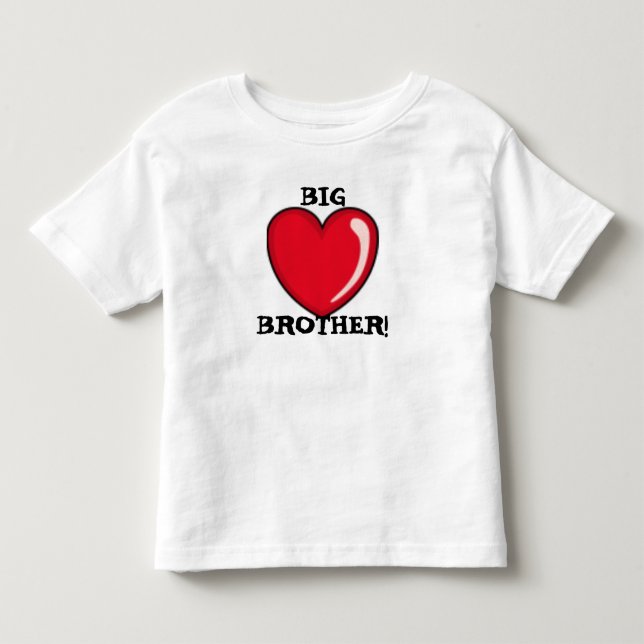 Herz, BIGBROTHER! Kleinkind T-shirt (Vorderseite)