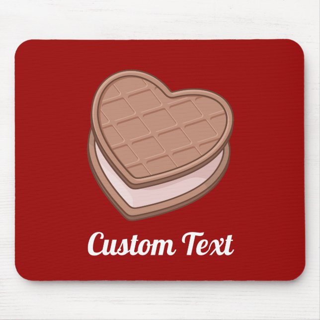 Herz Biscuit Mousepad (Vorne)