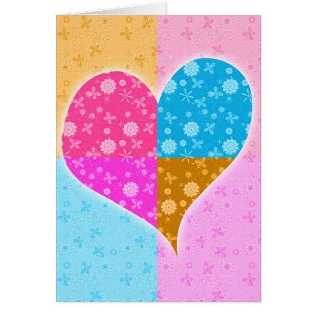 Herz, Blume und Schmetterlinge (Vorne)