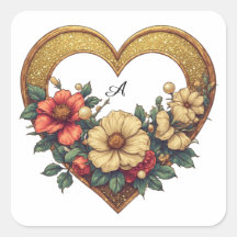 💝 Herz-Blumen-Ornament für romantische Erinnerung