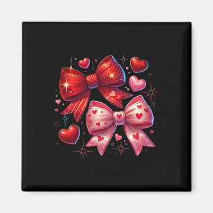 Herz Bögen und Sterne Romantische Liebe Magnet