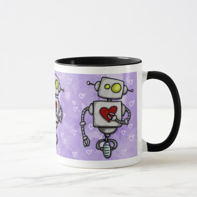 Herz Bot-Tasse Tasse (Rechts)