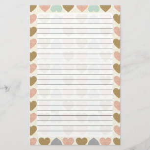 Herz Briefpapier