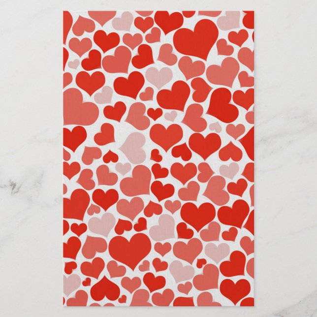 Herz Briefpapier (Vorderseite)