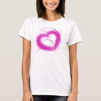Herz Bright Pink T-Shirt