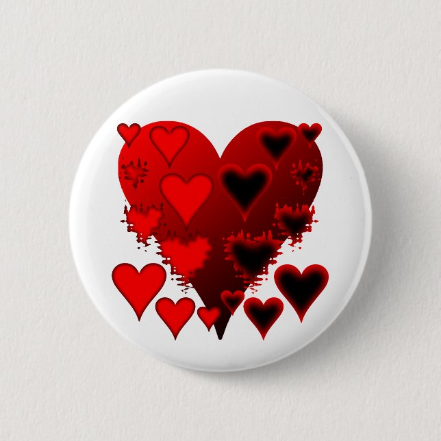 Herz Button (Vorderseite)