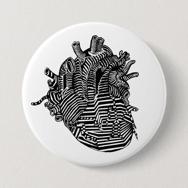 Herz Button (Vorderseite)