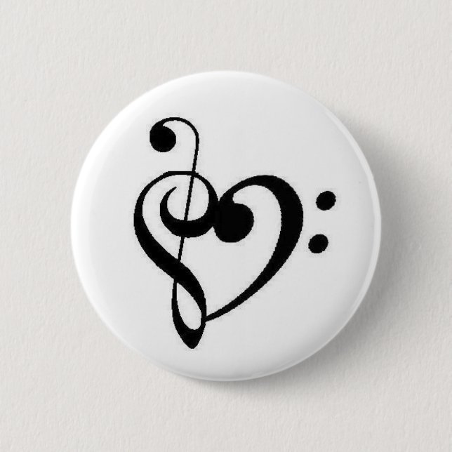 Herz Button (Vorderseite)